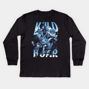 Wild Boar Inosuke Bootleg Kids Long Sleeve T-Shirt